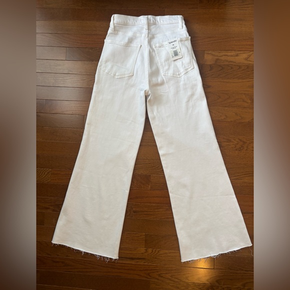 Splendid High Waist Wide Leg Crop Jean size 26 raw hem NWT - Picture 9 of 14